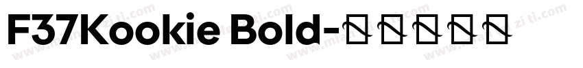 F37Kookie Bold字体转换